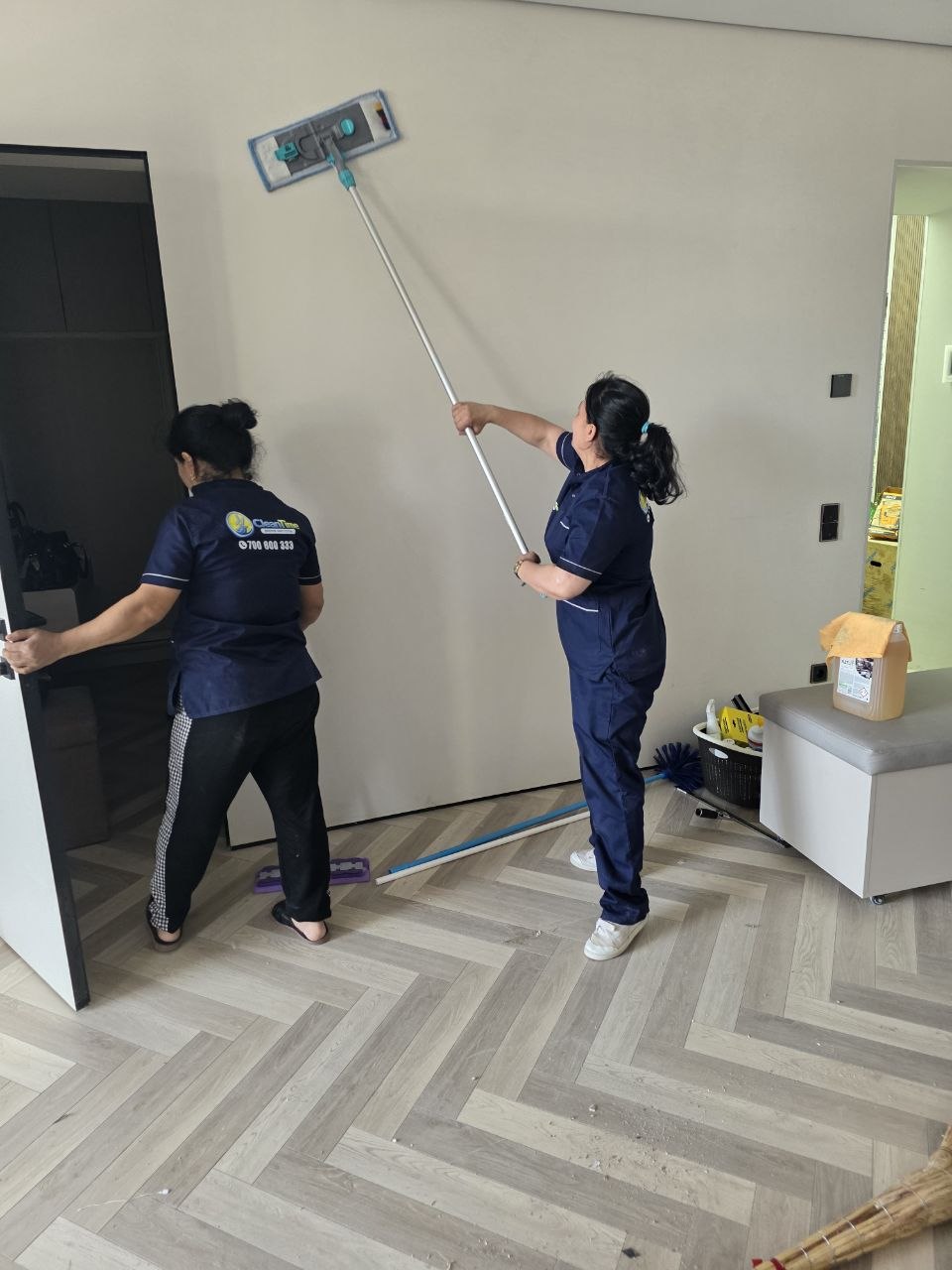 Фото уборки 3 — Уборка территории, Учтепинский район