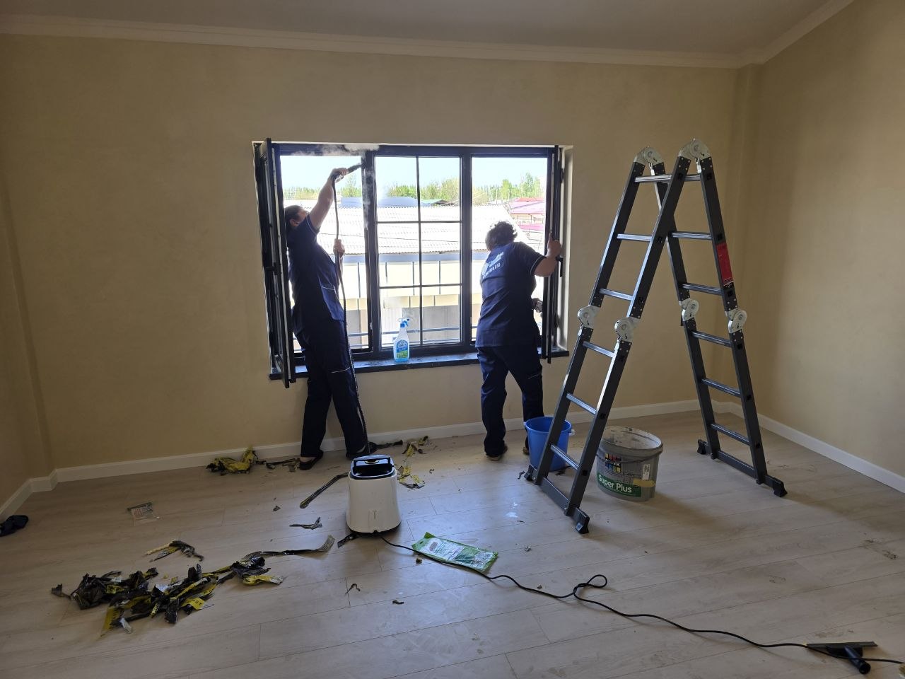 Фото уборки 3 — Уборка территории, Мирабадский район