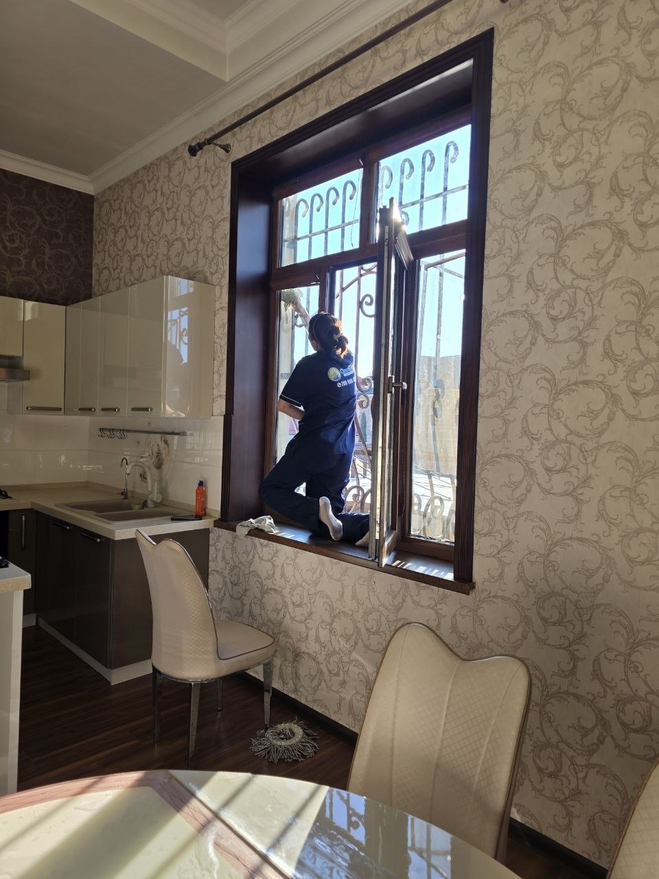 Фото уборки 2 — Уборка территории, Учтепинский район