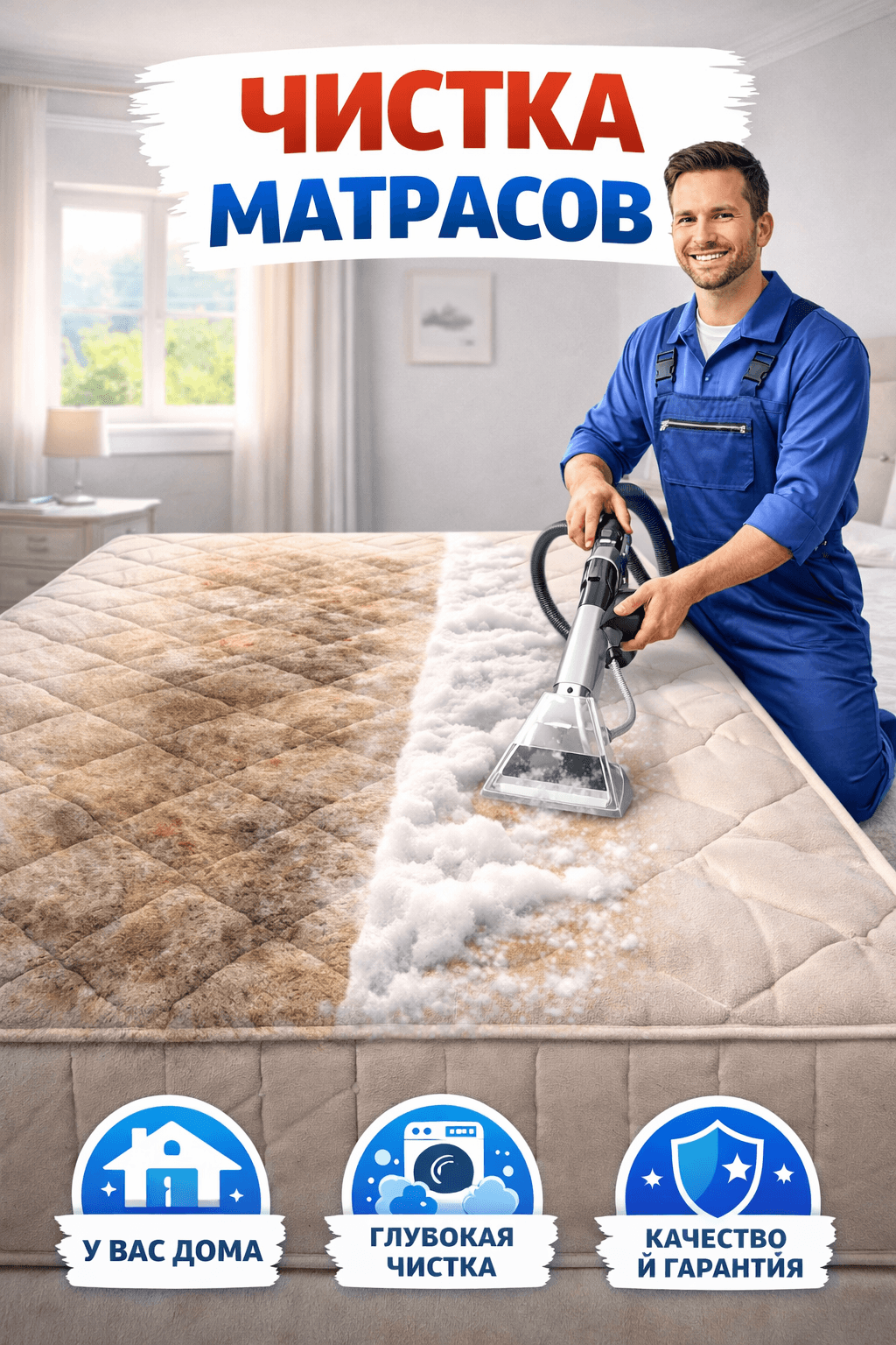 Чистка матрасов