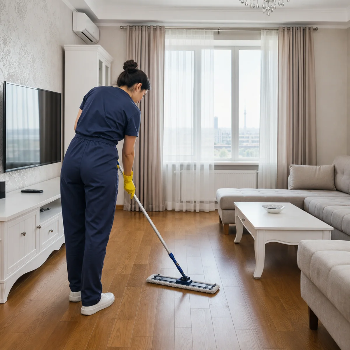 Regular home cleaning